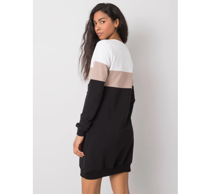 Šaty RV SK 5869.04 bielo-čierne Šaty RV SK 5869.04 bielo-čierne