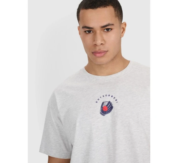 Pánské tričko oversize s potiskem model 21736351 - 4F Pánské tričko oversize s potiskem model 21736351 - 4F