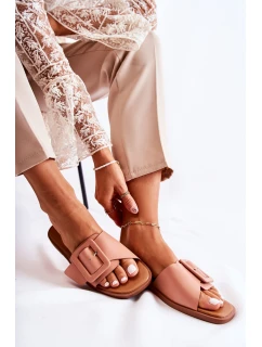 Dámské módní pantofle růžový model 21586629 - Boto