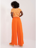 Spodnie D73761M62237D pomarańczowy