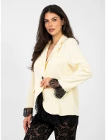 MI MA bunda A5288.68 svetložltá MI MA bunda A5288.68 svetložltá