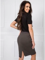 Sukně RV SD tmavá khaki model 17292571 - FPrice Sukně RV SD tmavá khaki model 17292571 - FPrice