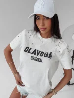 Dámske tričko 277052 ecru - Ola Voga