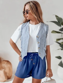 Dámske látkové šortky SUMMER TRIP blue FashionStreet SY0434