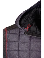 JN Pánská pletená hybridní bunda 02.0 light melange/anthracite melange model 22489613 - Daiber JN Pánská pletená hybridní bunda 02.0 light melange/anthracite melange model 22489613 - Daiber