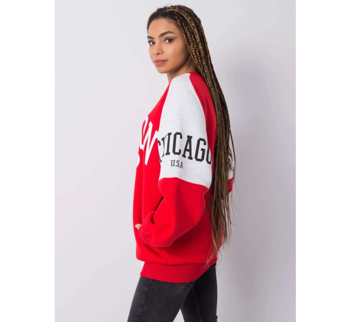 Bluza DS BL model 19344698 czerwony - FPrice Bluza DS BL model 19344698 czerwony - FPrice