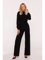 S420 Kombinéza s volánom - čierna