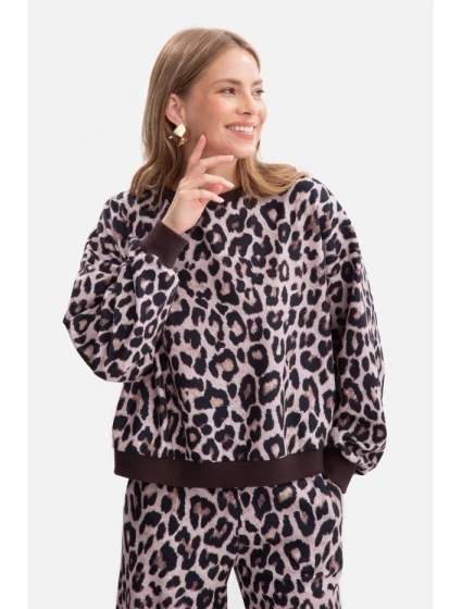 B303 Pletená mikina s potlačou - model 1 B303 Pletená mikina s potlačou - model 1