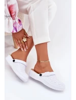 Dámske penové dreváky Faylina - biele