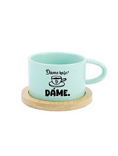 DARUJETE KÁVU? DARUJETE - mätový hrnček s makrónkou 200 ml