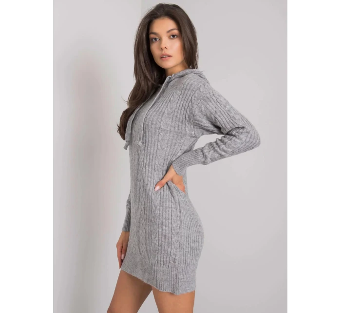 Dámske šaty s kapucňou 7099 - RUE PARIS Dámske šaty s kapucňou 7099 - RUE PARIS