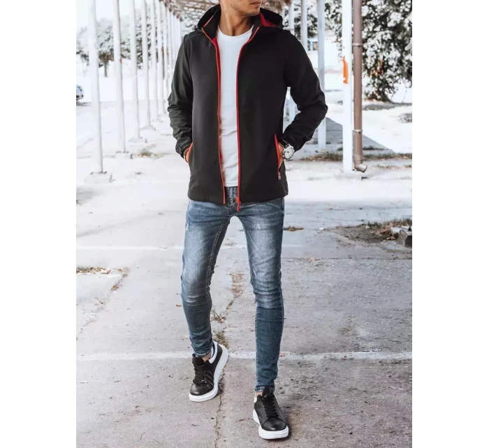 Pánská softshellová bunda černá Dstreet model 21965411 - FashionStreet