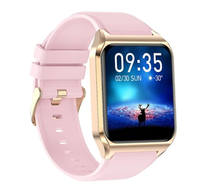 Inteligentné hodinky Rubicon RNCE89-3 Gold Pink Inteligentné hodinky Rubicon RNCE89-3 Gold Pink