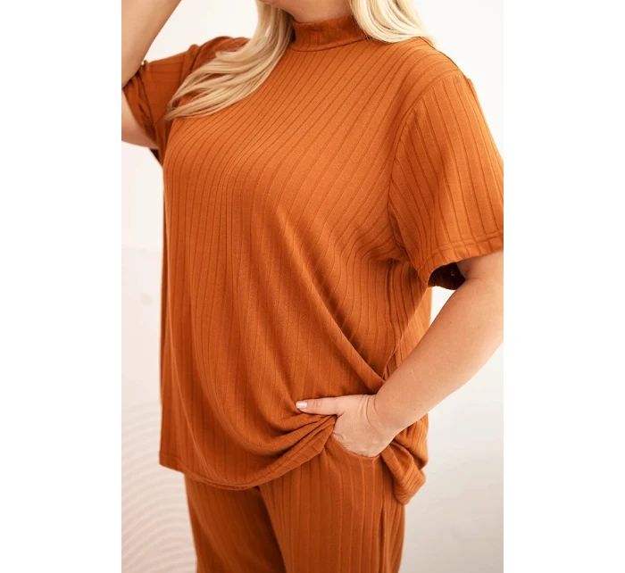 Dámske 3-dielne Camel Set Plus Size
