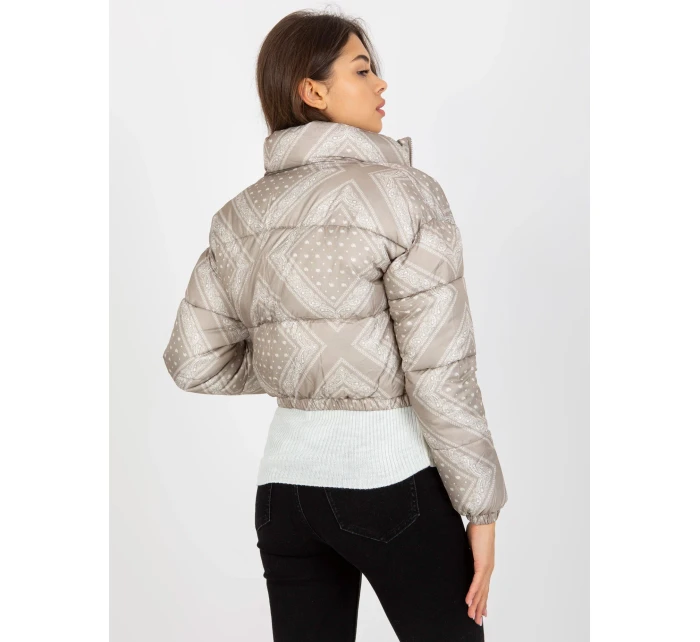 Dámska bunda NM KR P22 6631 98P tmavo lila