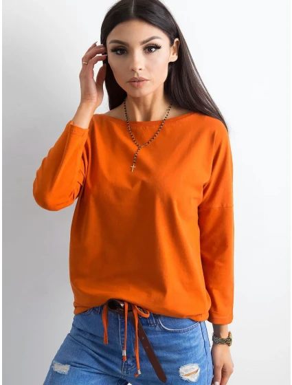 Blúzka RV BZ 4691.44P tmavo oranžová