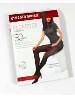 Sesto Senso Anti-celulitídne pančuchové nohavice 50 Deň 3D Microfiber Florence Coffee