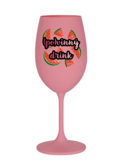 Personalizovaná sklenice s ovocem a textem 