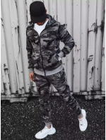 Pánske tmavosivé tepláky moro FashionStreet AX0623 Pánske tmavosivé tepláky moro FashionStreet AX0623