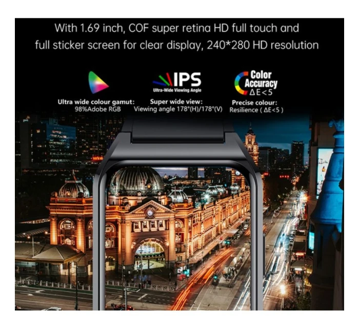 Chytré hodinky Black model 21804959 - RUBICON Chytré hodinky Black model 21804959 - RUBICON