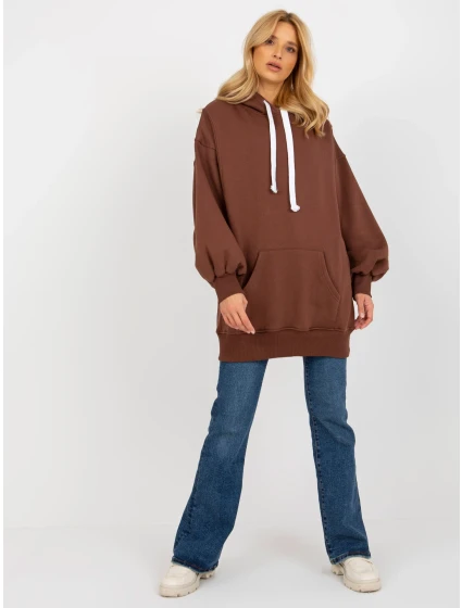 Dámska mikina EM BL 694.20x tmavo hnedá - FPrice Dámska mikina EM BL 694.20x tmavo hnedá - FPrice