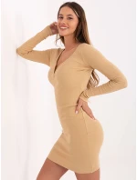 Šaty FN SK 4607.16X ťava Šaty FN SK 4607.16X ťava