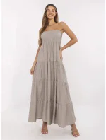 Sukienka MI SK model 21156200 ciemny bezowy - FPrice