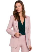 K036 Blejzer s jednou zadnou časťou - krepovo ružový K036 Blejzer s jednou zadnou časťou - krepovo ružový