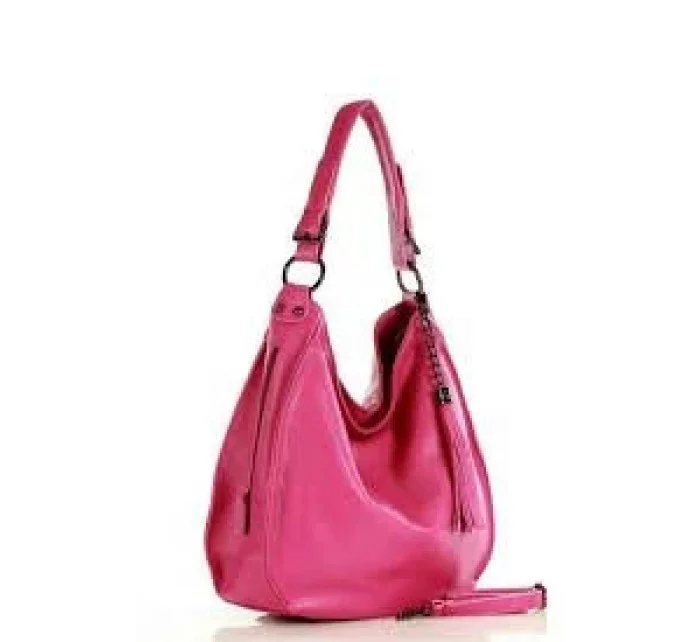 Dámska prírodné kožená taška model 146597 - Mazzini