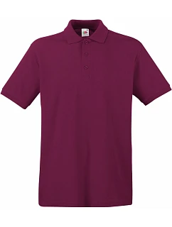 Fruit of the Loom Premium Polo Piqué – polokošeľa 16.3218, bordová