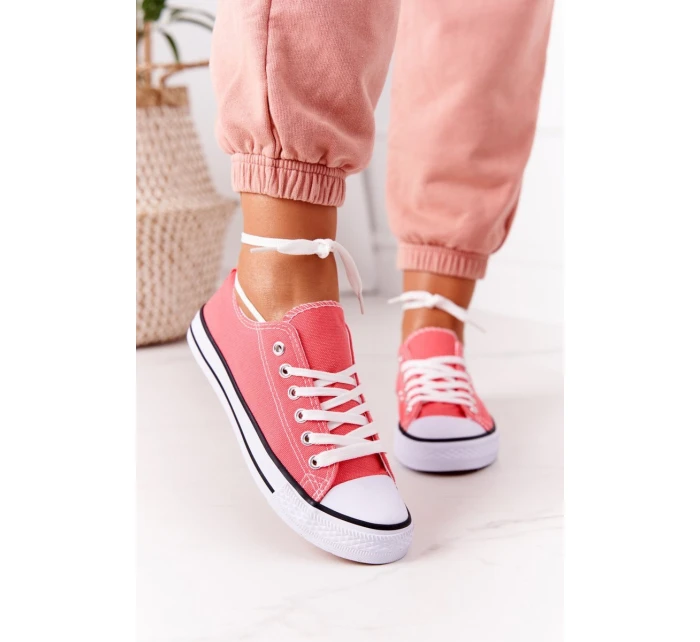 Damskie Klasyczne Trampki Koralowe Omerta Damskie Klasyczne Trampki Koralowe Omerta