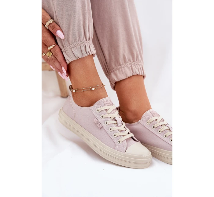 Trampki Damskie Big Star RR274732 Jasnoróżowe