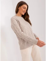 Sweter AT SW model 18895493 jasny beżowy - FPrice