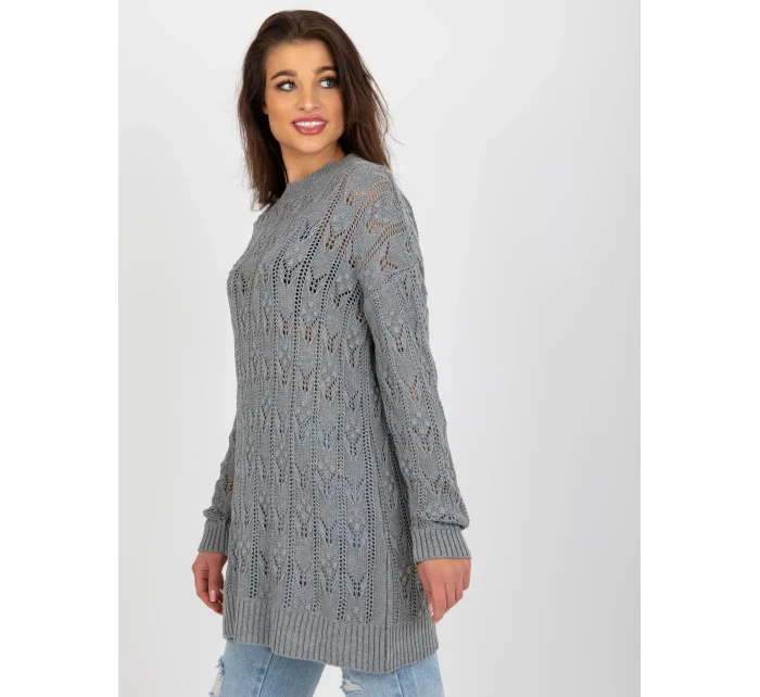Dámsky sveter BA SW 9000 .31P sivá - FPrice