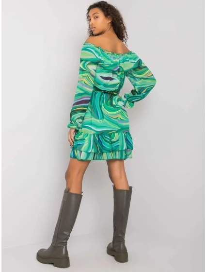 Šaty DHJ SK 15015 1.48P zelená Šaty DHJ SK 15015 1.48P zelená