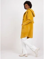 Dámsky kabát MBM PL 1518.95P tmavo žltý