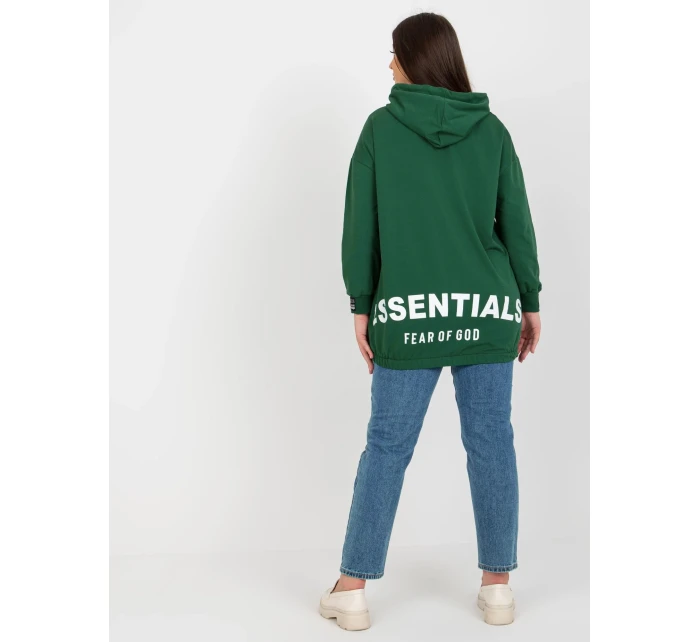 Mikina RV BL model 17821359 tmavě zelená - FPrice Mikina RV BL model 17821359 tmavě zelená - FPrice