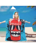 PončoBavlnené svetové detské plážové pončo s kapucňou 60x60 PončoBavlnené svetové detské plážové pončo s kapucňou 60x60