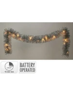 DEKORAČNÁ GIRLANDA 270CM 26LED STRIEBORNÁ