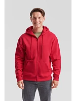Premium Hooded Sweat Jacket Mikina s kapucí model 22454827 red - Fruit of the Loom