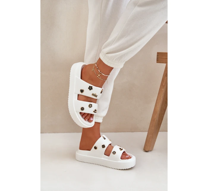 Pěnové Dámské Pantofle S Bílé model 21683408 - Boto Pěnové Dámské Pantofle S Bílé model 21683408 - Boto