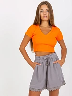 Šortky D73761M62233KA1 šedá