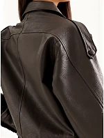 Kurtka IR KR model 22554278 ciemny brązowy - FPrice Kurtka IR KR model 22554278 ciemny brązowy - FPrice