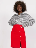 Dámska košeľa-LK-KS-508891-1.55P-biela-čierna