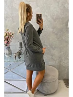 Mikina s kapucňou 8924 tmavošedá – Kesi Mikina s kapucňou 8924 tmavošedá – Kesi