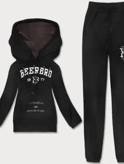 Čierny dámsky polarový komplet (ZCH2210)