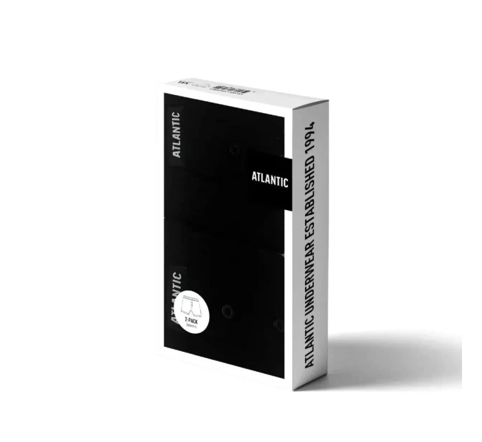 Pánské trenýrky 2 pack 003 black - Atlantic