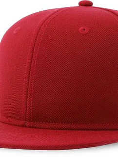 Atlantis Headwear Snap Back-S 6-panelová bejzbalová čiapka 33.0255 červená