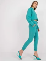 Teplákové kalhoty AP DR A 003 tmavě zelené