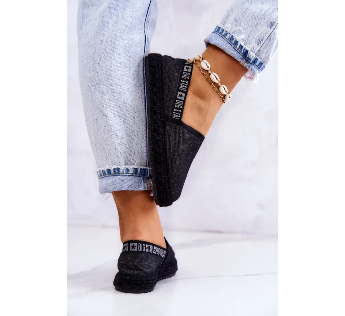 Dámské espadrilky Slip-on Big Star - černé